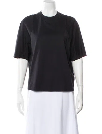 Pre-owned Y-3 Crew Neck Short Sleeve T-shirt In Black