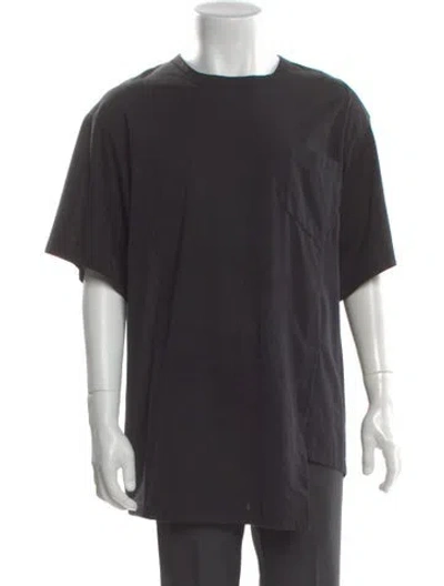Pre-owned Y-3 Crew Neck Short Sleeve T-shirt In Black