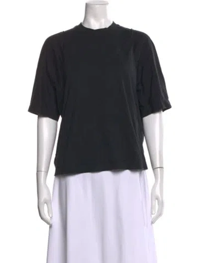 Pre-owned Y-3 Crew Neck Short Sleeve T-shirt In Black