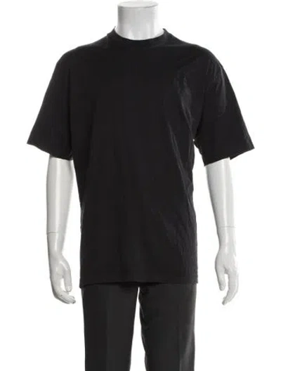 Pre-owned Y-3 Crew Neck Short Sleeve T-shirt In Black