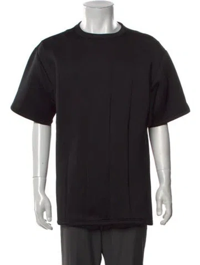 Pre-owned Y-3 Crew Neck Short Sleeve T-shirt In Black