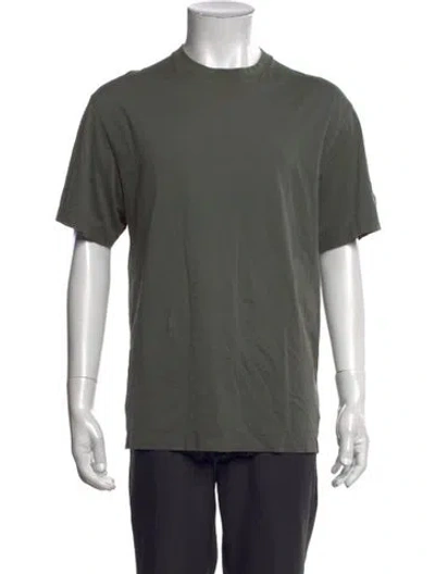 Pre-owned Y-3 Crew Neck Short Sleeve T-shirt In Green