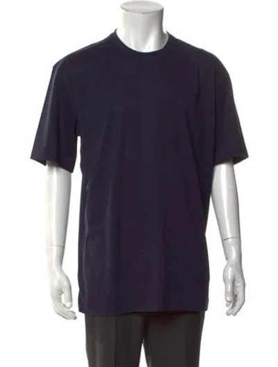Pre-owned Y-3 Crew Neck Short Sleeve T-shirt W/ Tags In Black