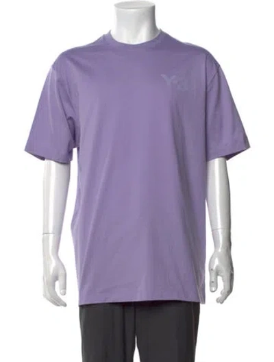 Pre-owned Y-3 Crew Neck Short Sleeve T-shirt W/ Tags In Purple