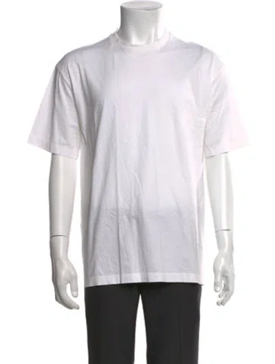 Pre-owned Y-3 Crew Neck Short Sleeve T-shirt In White