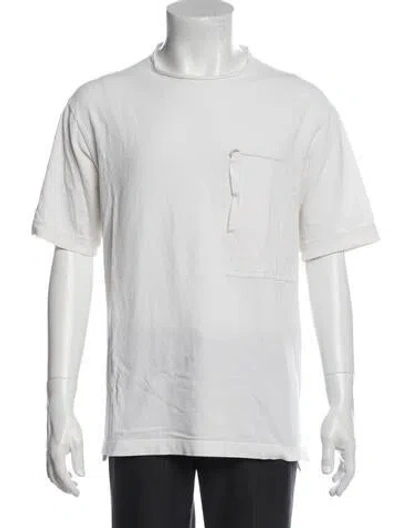 Pre-owned Y-3 Crew Neck Short Sleeve T-shirt In White