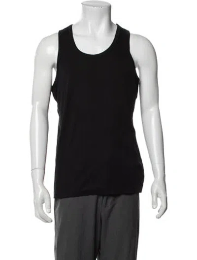 Pre-owned Y-3 Crew Neck Sleeveless Tank In Black
