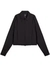 Y-3 Nylon Jacket Pointed Collar Long Sleeves In Black