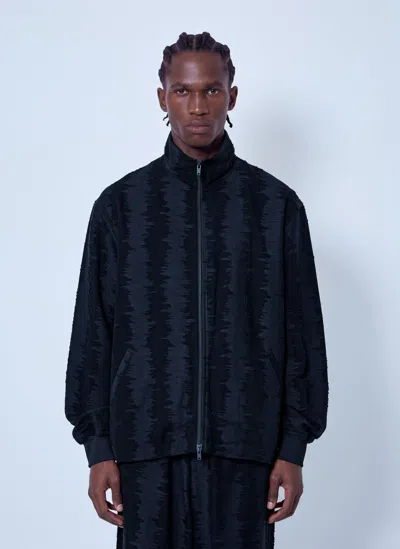 Y-3 Deco Stitch Track Jacket In Blue