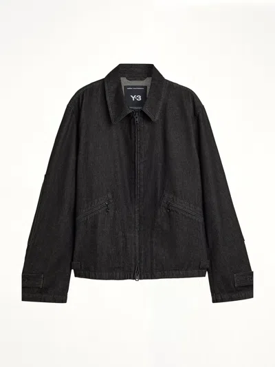 Y-3 Denim Jacket In Black