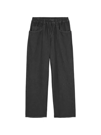 Y-3 Denim Pants In Black