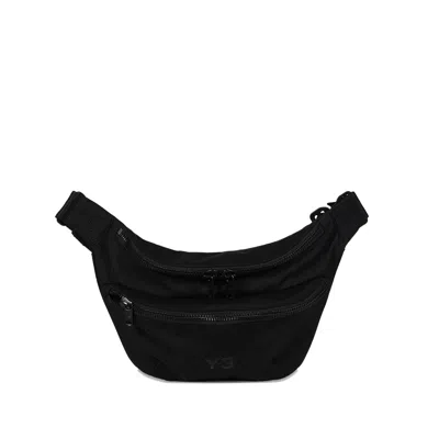 Y-3 Double-zip Belt Bag In Black
