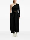 Y-3 Drawstring Culottes Trousers In Black