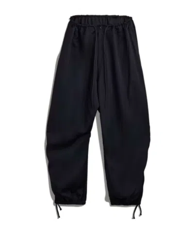 Y-3 Drawstring Elasticated Track Pants In Black