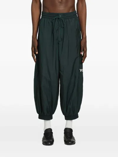 Y-3 Drawstring Track Pants In Gray