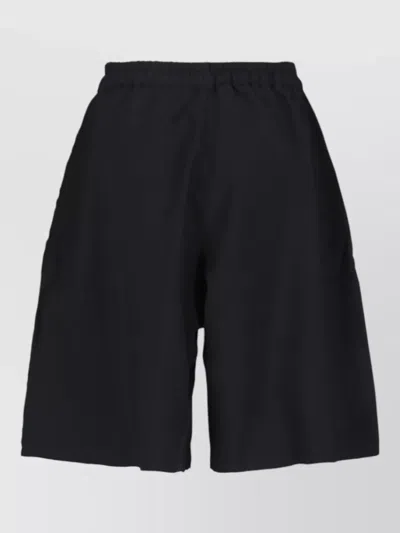 Y-3 Elastic Waist Shorts Side Stripe Design