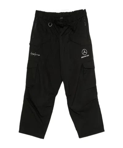 Y-3 Elastic Waist Sports Pants In Black