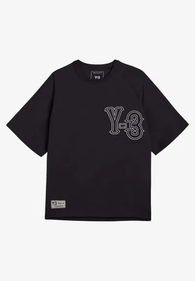 Y-3 Elite 5 Gfx Logo T-shirt In Black