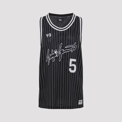 Y-3 Mens Black Elite 5 Basketball Woven Top Xl