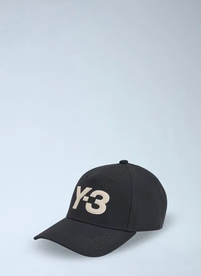 Y-3 Embroidered Logo Cap In Black