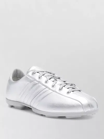 Y-3 Field Sneakers Low Top Metallic Sole In Silver