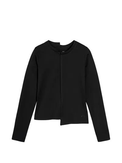 Y-3 Fitted Long-sleeve T-shirt In Black