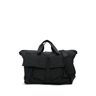 Y-3 Flap-pocket Tote Bag In Black