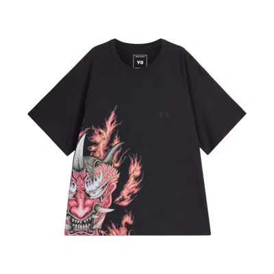 Pre-owned Y-3 Gfx Short-sleeve Tee 'black' | Men's Size L