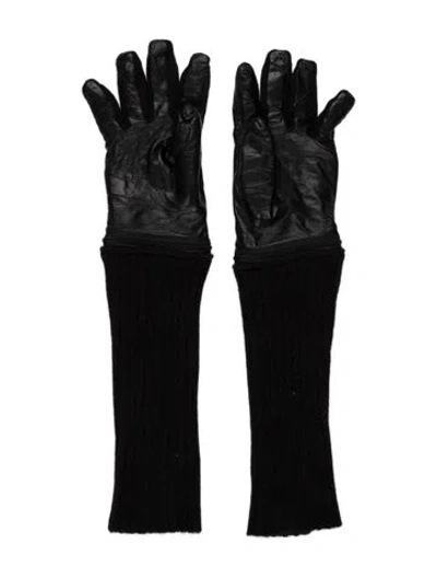Pre-owned Y-3 Gloves In Black