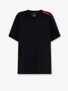 Y-3 Gradient-stripe Logo-print T-shirt In Black