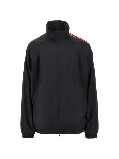 Y-3 Gradient Side-stripe Track Jacket In Black