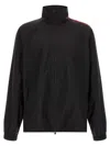 Y-3 Gradient Stripe Technical Taffeta Sweatshirt In Black