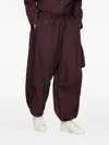 Y-3 Gradient-stripe Cargo Pants In Red