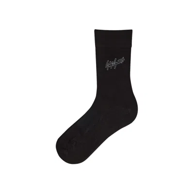 Pre-owned Y-3 Graphic Crew Socks 'black' | Men's Size L