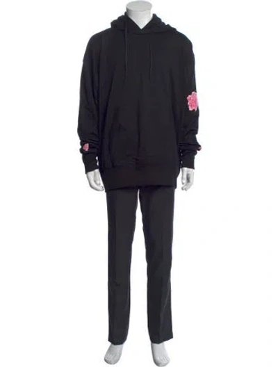 Pre-owned Y-3 Graphic Print Crew Neck Hoodie W/ Tags In Black