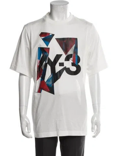 Pre-owned Y-3 Graphic Print Crew Neck T-shirt W/ Tags In Multi