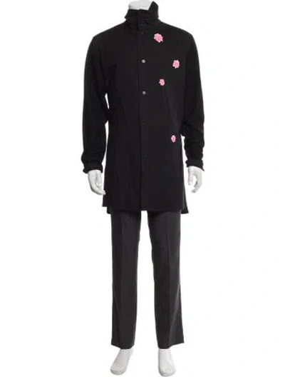 Pre-owned Y-3 Graphic Print Long Sleeve Shirt W/ Tags In Black