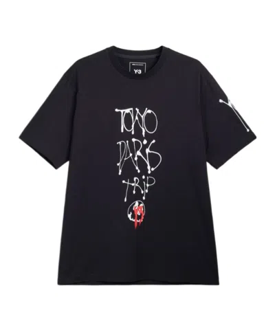 Y-3 Graphic Short-sleeve T-shirt In Black