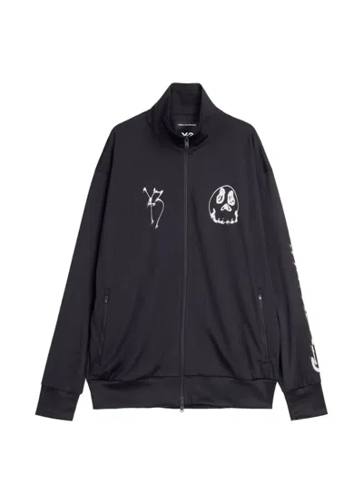 Y-3 Graphic Tricot Sweatshirt In Black