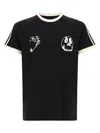 Y-3 Graphic Cotton Short-sleeve T-shirt In Black