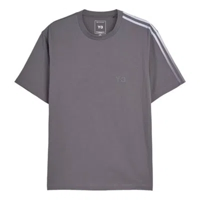 Y-3 Grd 3s Ss Tee In Grey