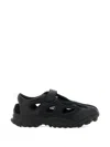 Y-3 Hammered-leather Trainers In Black