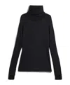 Y-3 High-neck Knit Top In Black