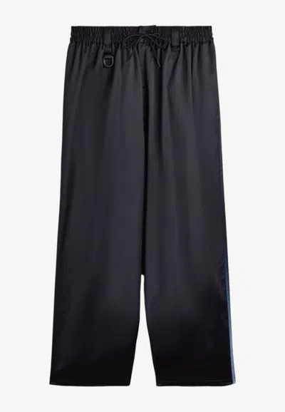 Y-3 Iconic Side Stripes Pants In Black