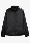 Y-3 Technical Fabric Sweatshirt With Iconic Side Stripes In Black