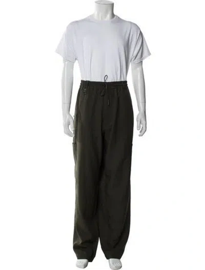 Pre-owned Y-3 Joggers W/ Tags In Green