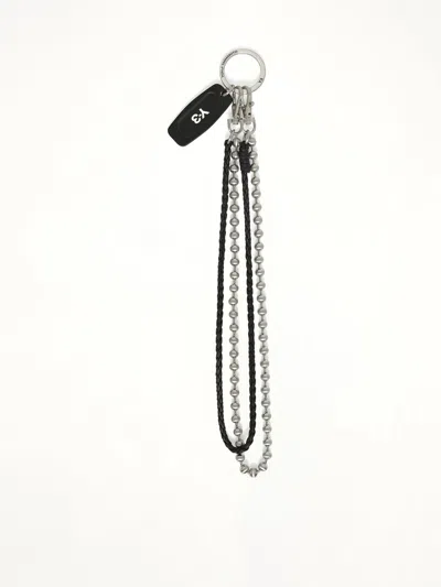 Y-3 Keychain In Black