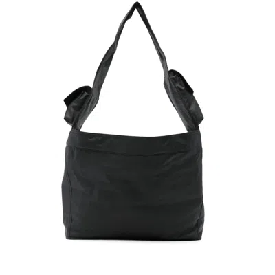 Y-3 Large Newspaper Flap-pocket Tote Bag In Black