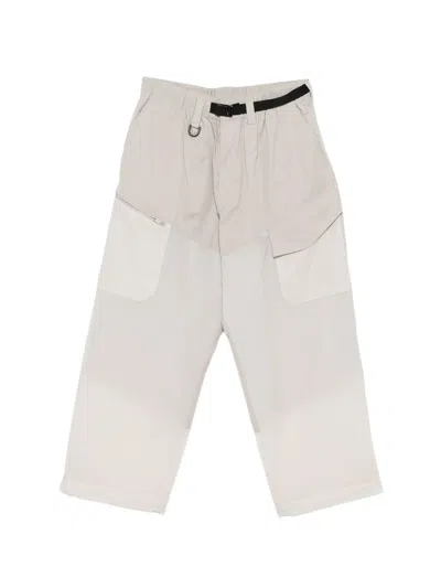 Y-3 Lightweight Utility Striped Pants For Men In Neutral