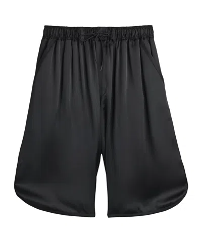 Y-3 Liquid Logo Shorts In Black